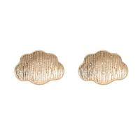 Brass Stud Earring, Cloud, gold color plated, fashion jewelry & different size for choice, more colors for choice, nickel, lead & cadmium free, Sold By Pair