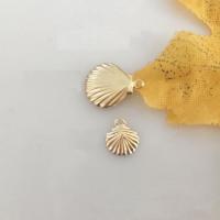 Gold Filled Pendant Shell 14K gold-filled DIY golden nickel lead & cadmium free Sold By PC