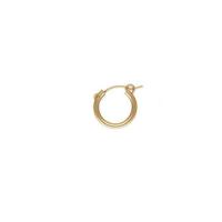 Медно-золото Серьги-кольца, Кольцевая форма, 14K позолоченный, DIY & разный размер для выбора, Золотой, не содержит никель, свинец, продается Пара