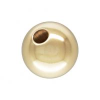 Gold Filled Beads Round 14K gold-filled DIY golden nickel lead & cadmium free Sold By PC
