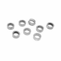 Stainless Steel Open Ring, 304 Stainless Steel, Round, machine polished, DIY & machine polishing, original color, 7mm, 100PCs/Bag, Sold By Bag