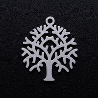 Edelstahl Schmuck Anhänger, 201 Edelstahl, Baum des Lebens, Modeschmuck & poliert & DIY & unisex, keine, 20x17mm, 5/Tasche, verkauft von Tasche
