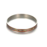 Titanium Steel Bangle, polished, fashion jewelry & Unisex & different size for choice, 8x2mm, Sold By PC
