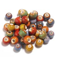 Porcelain Jewelry Beads, DIY, more colors for choice, 9x7.50mm, 50PCs/Bag, Sold By Bag