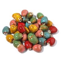 Porslin Smycken Pärlor, DIY, fler färger för val, 14x12x9mm, 20PC/Bag, Säljs av Bag