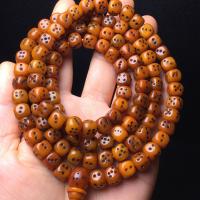 108 Mala Beads Camel Bone Dice Carved Unisex & anti-fatigue 8mm Approx Sold By Strand
