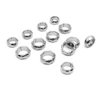 304 Stainless Steel Positioning Bead, Round, machine polished, fashion jewelry & DIY & Unisex & different size for choice, original color, 100PCs/Bag, Sold By Bag