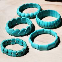 Fashion Turquoise Bracelets, fashion jewelry & different styles for choice & for woman, Inner Diameter:Approx 62mm, Sold By PC