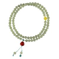 Wrap náramek, Hetian Jade, s Včelí vosk & Yunnan Red Achát, módní šperky & vícevrstvá & pro ženy, 6mm, Prodáno za Cca 6.1-6.3 inch Strand