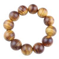 Thuja Sutchuenensis Buddhist Beads Bracelet, fashion jewelry & Unisex, 20mm, Approx 12PCs/Strand, Sold By Strand