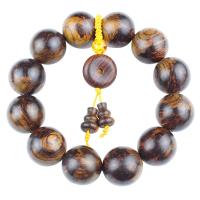 Dalbergia odorifera Bouddhiste bracelet de perles, bijoux de mode & pour homme, 20mm, Environ 12/brin, Vendu par brin
