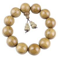 Six disque Bois Bouddhiste bracelet de perles, bijoux de mode & unisexe & styles différents pour le choix, Vendu par brin