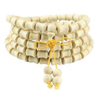 108 Mala Perlen, Streifen Bambus, Modeschmuck & unisex & verschiedene Größen vorhanden, 7*9mm,8*10mm, ca. 108PCs/Strang, verkauft von Strang
