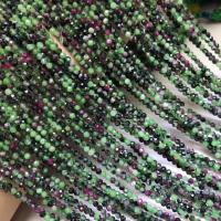 Ruby in Zoisite Beads Round polished DIY & faceted mixed colors Sold Per Approx 38 cm Strand