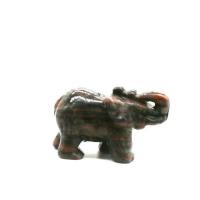 Unakite Decoration, Elephant, Carved, Unisex, mixed colors, 35.60x17.80x22.90mm, Sold By PC