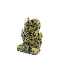 Dalmatian Decoration, Owl, Carved, Unisex, yellow, 20x30x48mm, Sold By PC
