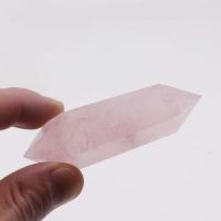 Rose Quartz Point Dekoration, Koniska, polerad, Unisex, rosa, 50-70mm, Säljs av PC