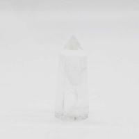 Cristal branco Decoração Ponto, Cónico, polido, limpo, 50-80mm, vendido por PC