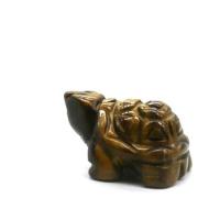 Tiger Eye Decoration, Turtle, Carved, yellow, 40x25x20mm, Sold By PC