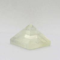 Quartzo natural Decoração Pyramid, Piramidal, polido, amarelo, 30mm, vendido por PC