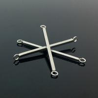 Stainless Steel Pendants 304 Stainless Steel Stick polished fashion jewelry & DIY & Unisex original color Sold By Bag