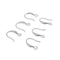 Stainless Steel Hook Earwire, 304 Stainless Steel, Letter U, machine polished, fashion jewelry & polished & DIY & Unisex, original color, 16x14x0.80mm, Hole:Approx 2mm, Sold By PC