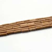 Gemstone Jewelry Beads, Natural Stone, Column, polished, DIY, sienna, 4x13mm, Sold Per Approx 38 cm Strand