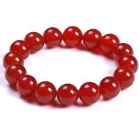 Agate Jewelry Bracelet Unisex & anti-fatigue 10mm Length Approx 21 cm Sold By PC
