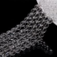 Perles en verre de mode, poli, DIY & facettes, transparent, 10mm, 72PC/brin, Vendu par Environ 38 cm brin
