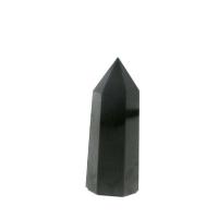 Obsidiana Decoração Ponto, Cónico, polido, preto, 50-90mm, vendido por PC
