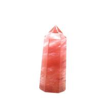rouge de cerise Point de Décoration, Conique, poli, quartz cerise, 50-90mm, Vendu par PC