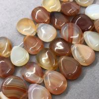 Natural Red Agate Beads, Teardrop, polished, DIY, red, 10x12mm, Approx 28PCs/Strand, Sold By Strand