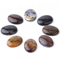 Dragon Veins Agate Cabochon Oval natural DIY Sold By PC