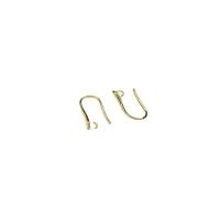 Brass Hook Earwire, gold color plated, DIY, golden, nickel, lead & cadmium free, 8x20mm, Sold By Pair
