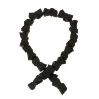 Cinnabar Beads carved black Sold Per Approx 16.5 Inch Strand