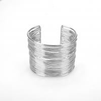 Zinc Alloy Cuff Bangle plated fashion jewelry & Unisex nickel lead & cadmium free Inner Approx 60mm Sold By PC