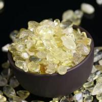 Gemstone Chips Citrine polished yellow Sold By Bag