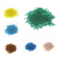 Silver Lined Glass Seed Beads, DIY, more colors for choice, Sold By Bag