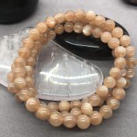 Gemstone Bracelets Natural Stone Round Unisex & anti-fatigue Sold Per Approx 54 cm Strand