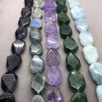 Mixed Gemstone Beads, Natural Stone, irregular, polished, DIY & faceted, more colors for choice, 10-19mm, Sold Per Approx 38 cm Strand