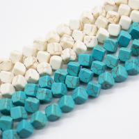 Synthetische Türkis Perle, Rhombus, DIY & verschiedene Größen vorhanden, keine, verkauft per ca. 14.96 ZollInch Strang