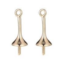 Brass Peg Bail, 14K gold-filled, DIY & different size for choice, golden, nickel, lead & cadmium free, Sold By PC