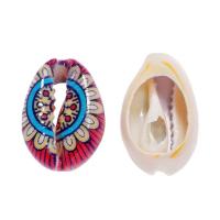 Shell Beads, printing, DIY, mixed colors, 3-25mm, Sold By PC