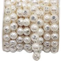 Garland-Strang Perlen, Kunststoff, mit Strass, keine, verkauft von Spule