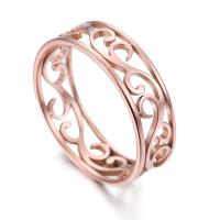 Rozsdamentes acél Finger Ring, 304 rozsdamentes acél, különböző méretű a választás & a nő & üreges, több színt a választás, 5.80mm, Által értékesített PC