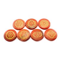 Red Jasper Decoration Round stoving varnish red 30mm Sold By PC