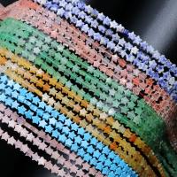 Gemstone Beads, Star, DIY & different materials for choice, 6mm, Approx 75PCs/Strand, Sold Per Approx 15.35 Inch Strand