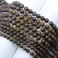 Bronzite Stone Beads, γυαλισμένο, DIY & διαφορετικό μέγεθος για την επιλογή, 8mm,10mm, Sold Per Περίπου 14.96 inch Strand