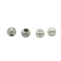 925 Sterling Silver Beads, DIY, more colors for choice, 5.50x5.50x4mm, Hole:Approx 2.2mm, Sold By PC