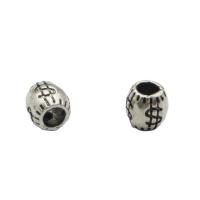 925 Sterling Silver Beads, vintage & DIY, 4.70x4.90mm, Hole:Approx 2.5mm, Sold By PC